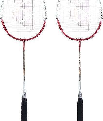 Yonex ZR 100 Light Aluminium Badminton Racquet with Full Cover Set of 2 Made in India